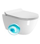 Photo: PURA závěsná WC mísa, Swirlflush, 55x36 cm, bílá ExtraGlaze