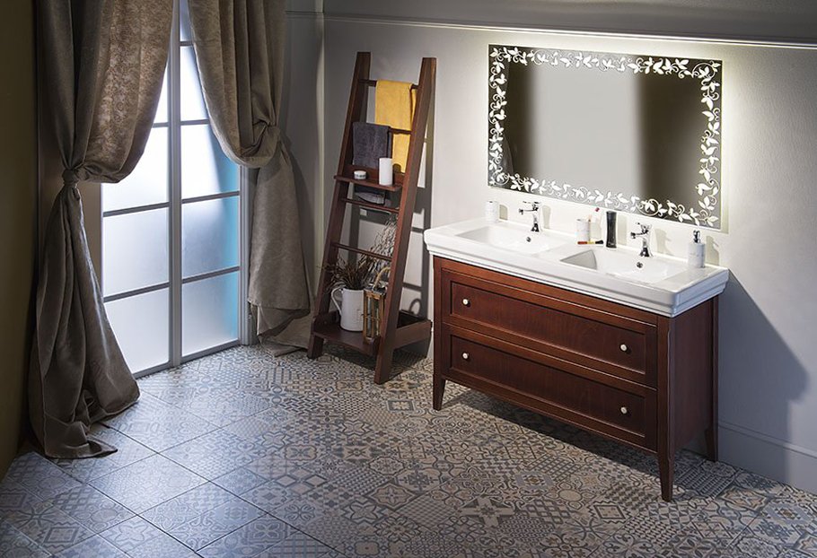 GSI CLASSIC keramické dvojumyvadlo 125x54 cm, bílá ExtraGlaze 8725111