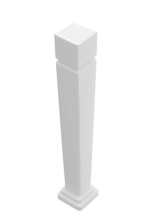 CLASSIC keramická noha k umyvadlu 125 cm, výška 73 cm, bílá ExtraGlaze 877211