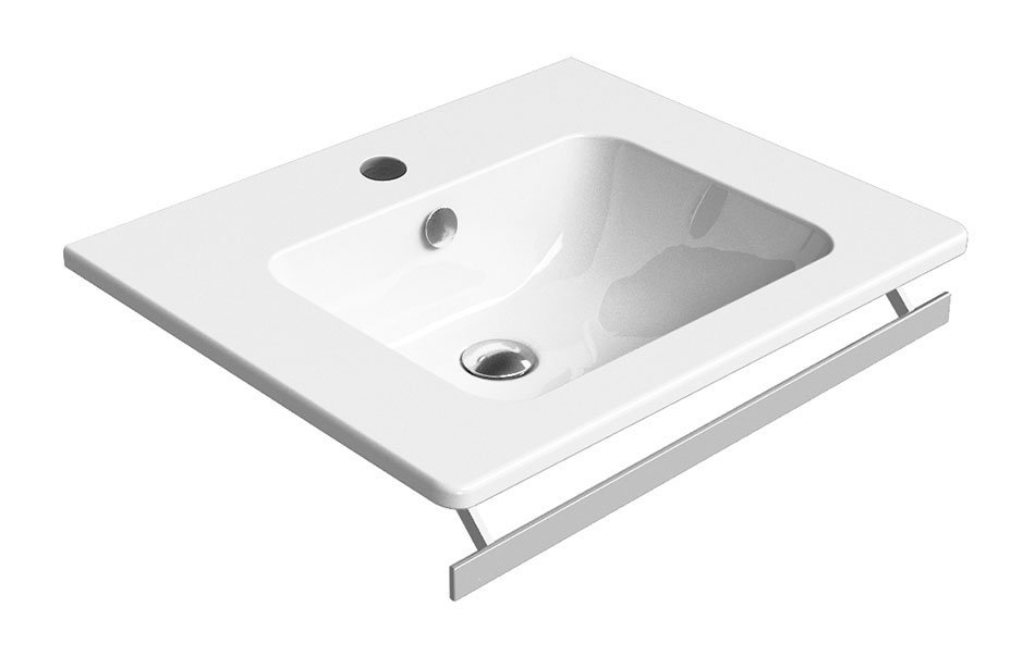 GSI PURA čelní držák ručníků 60cm, chrom PAPR60
