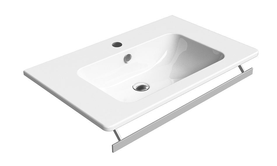 GSI PURA čelní držák ručníků 100cm, chrom PAPR100