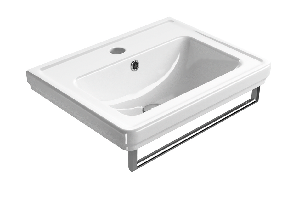 GSI CLASSIC čelní držák ručníků 75cm, chrom PACL75