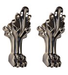 Photo: RETRO supporting legs, short, 2 pcs, bronze