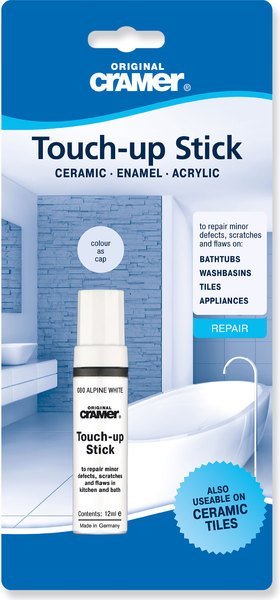 Sapho TOUCH-UP STICK opravný lak se štětečkem 12ml, bílá CA-15080