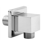 Photo: Shower Wall Mounted Elbow Outlet/Connector, square/chrome