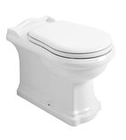 Photo: RETRO WC mísa stojící, 39x61cm, spodní/zadní odpad, bílá