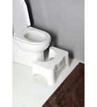 Photo: Podstawka do toalety, 39x22x17cm, biały