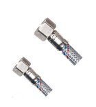 Photo: Wąż przyłączeniowy nierdzewny FxF 3/8"x1/2", 60cm