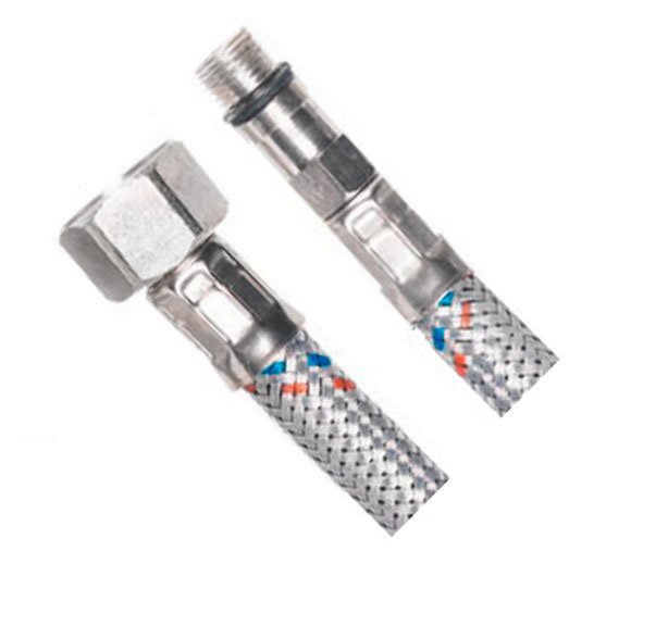 Flexibilní nerezová hadice M10x3/8", 60cm 33356