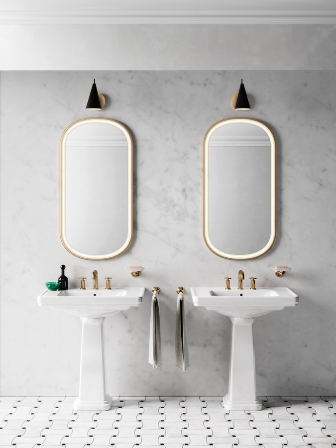 GSI CLASSIC keramické umyvadlo 75x50cm, 3 otvory, bílá ExtraGlaze 8787311