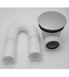 Photo: ND - Vaničkový sifon pro akrylátové vaničky, s flexi hadicí