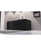 Photo: PLAIN panel čelný 160x59cm, čierna mat, ľavý