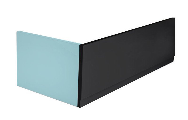 PLAIN panel čelní 160x59cm, černá mat, pravý 72768.21