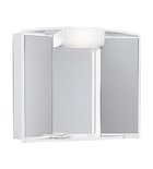 Photo: ANGY Mirror Cabinet 59x50x15cm, 1x12W, white plastic