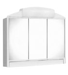 Photo: RANO Mirror Cabinet 59x51x16cm, 2x12W, white plastic