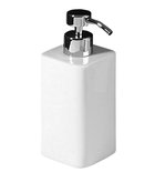 Photo: SYLVIA Freestanding Soap Dispenser, ceramic/chrome