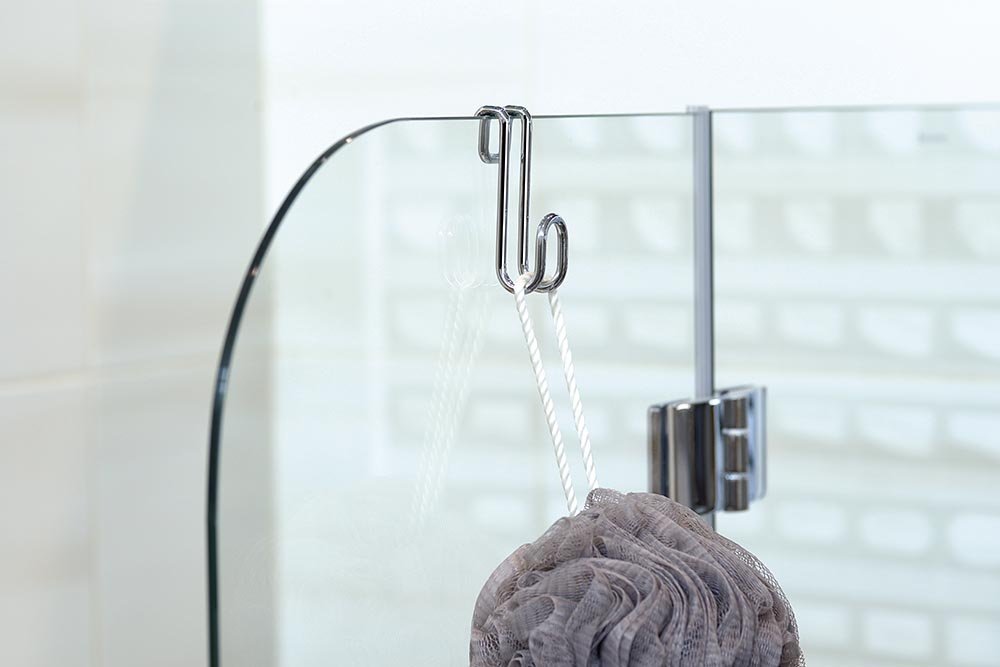 Aqualine Závěsný háček na sprchové zástěny, chrom 37020