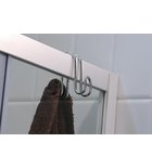 Photo: Závěsný háček na sprchové zástěny dvojitý, chrom