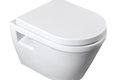 IDEA závěsná WC mísa, 35,5x40x52 cm (ŠxVxH). Rozteč pro uchycení je 18 cm