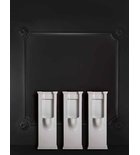 Photo: WALDORF Back Inlet Standing Urinal 44x124,5 cm, including siphon and fixing set