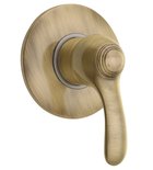 Photo: KIRKÉ Single Lever Concealed Shower Mixer, 1 outlet, bronze