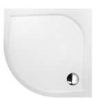 Photo: ERIKA Quadrant Cast Marble Shower Tray 90x90cm, R550, White
