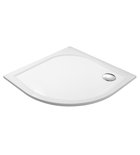 Photo: ERIKA Quadrant Cast Marble Shower Tray 90x90cm, R550, White