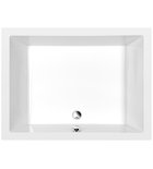 Photo: DEEP Rectangle Shower Tray with Support. Frame 120x90x26cm, White