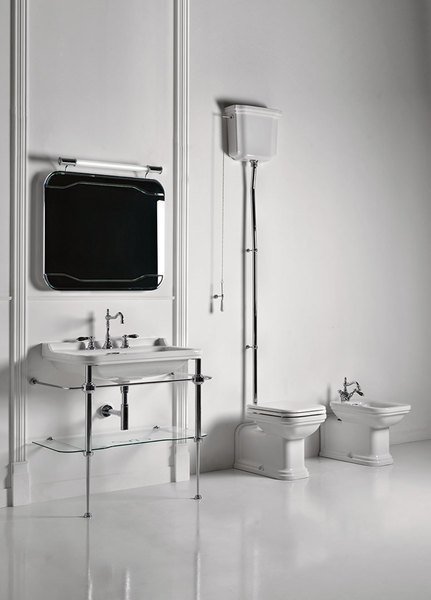 Kerasan WALDORF-RETRO trubka k nádržce, chrom 757390