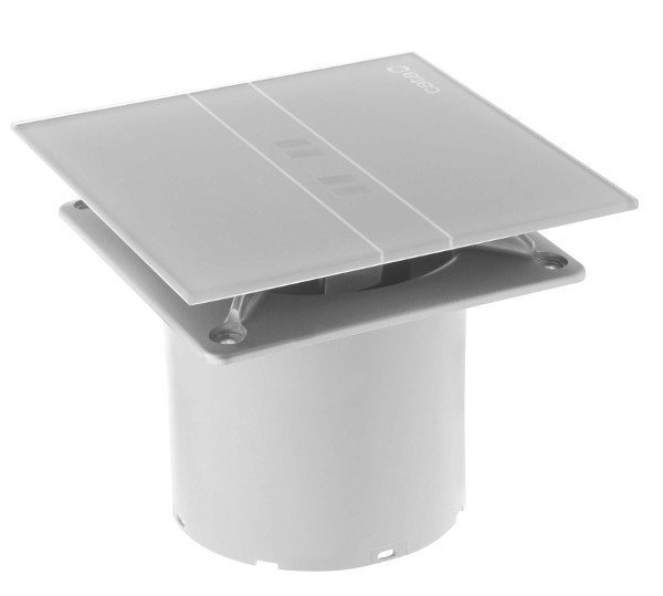 Cata E-100 GSTH koupelnový ventilátor axiální s automatem,4W/8W,potrubí 100mm,stříbr 00900600