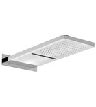 Photo: Nástěnná hlavová sprcha s kaskádou, 500x200mm, nerez lesk
