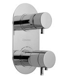 Photo: RHAPSODY concealed thermostatic shower mixer, 2 outlets, chrome