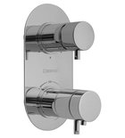 Photo: RHAPSODY concealed thermostatic shower mixer, 3 outlets, chrome