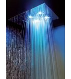 Photo: CHROMOTERAPIE hlavová sprcha 550x400mm, déšť, kaskáda, ovladač B, nerez lesk