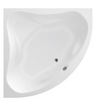 Photo: DUNAJ II Corner Bath tub with support legs 150x150x48 cm, white
