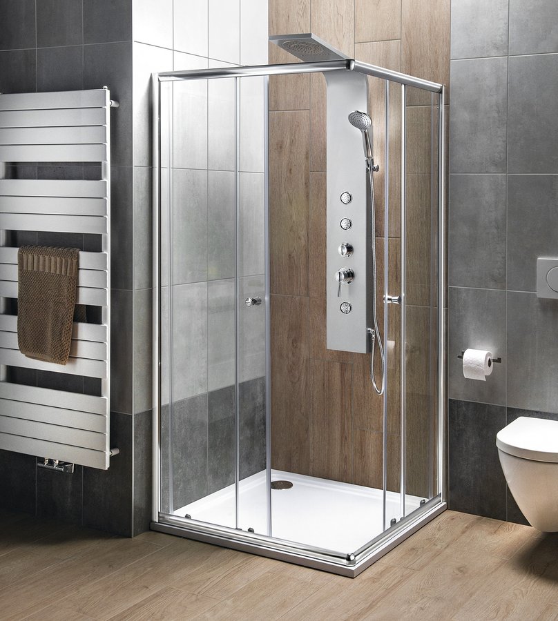 Aqualine TUSA sprchový panel 200x1400mm, stříbrná SL680