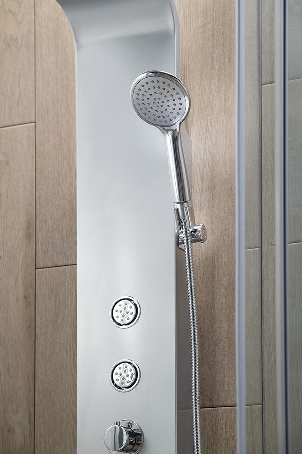 Aqualine TUSA sprchový panel 200x1400mm, stříbrná SL680