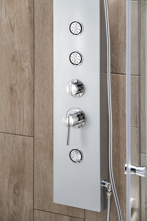 Aqualine TUSA sprchový panel 200x1400mm, stříbrná SL680
