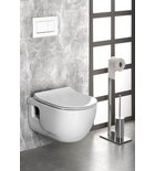 Photo: EDITA WC sedátko, SLIM, Soft Close, biela