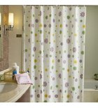 Photo: Shower Curtain 180x200cm, vinyl, flowers