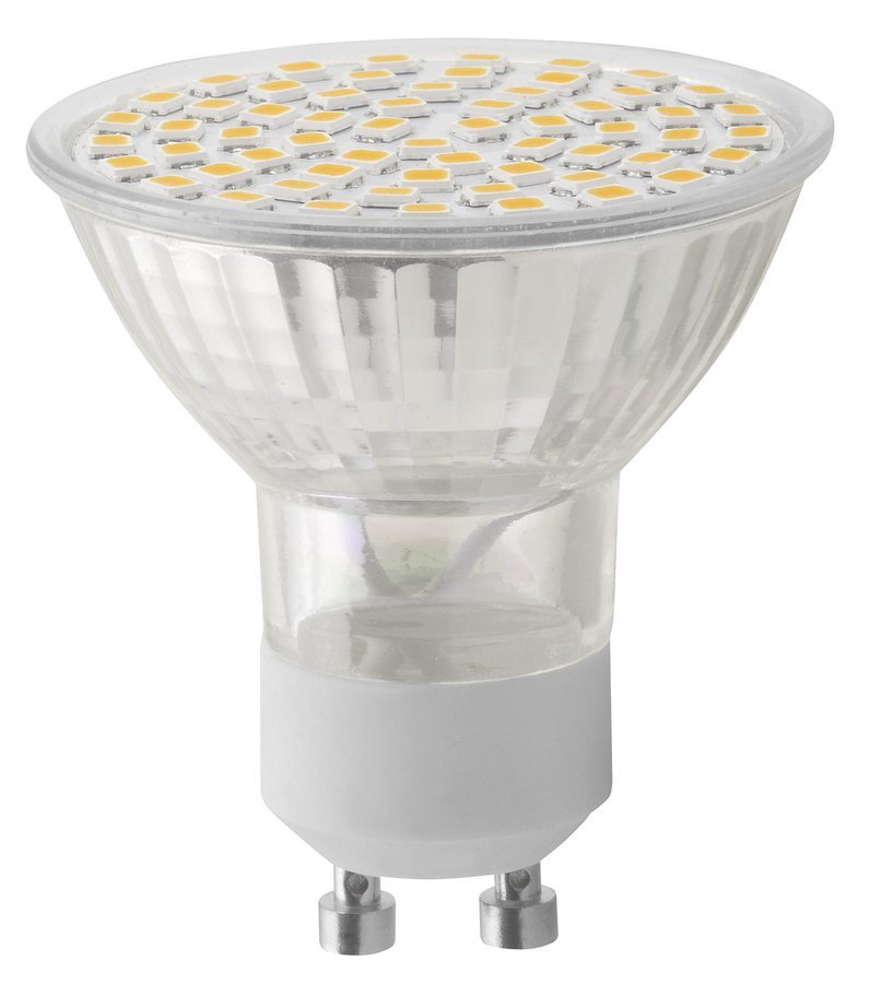 LED bodová žárovka 6W, GU10, 230V, teplá bílá, 410lm