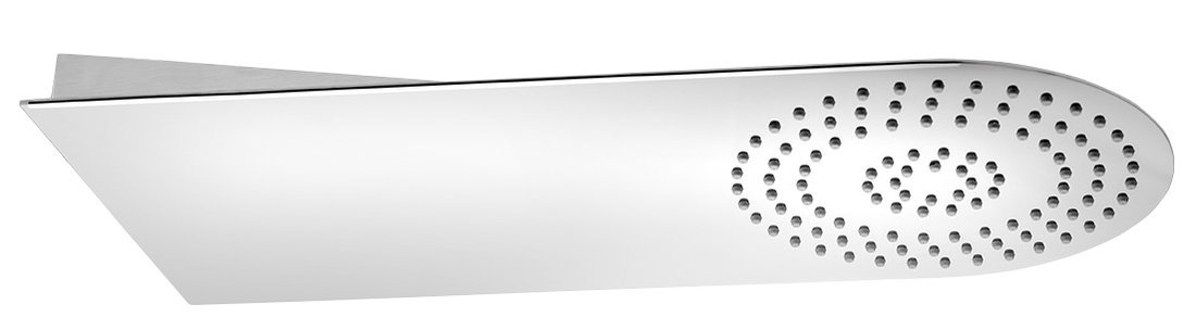 SLIM nástěnná hlavová sprcha 220x500x2,4mm, kulatá, leštěný nerez MS710