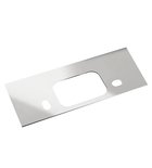 Photo: Krycí destička ke SLIM hlavovým sprchám do zdi 240x110mm, nerez lesk