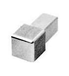 Photo: Tile Trim Corner 90°, 10mm, Semi-Glossed Stainless Steel