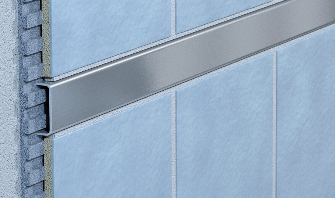 SAPHO Lišta do obkladů, L100cm, 10mm, nerez lesk (LS101)