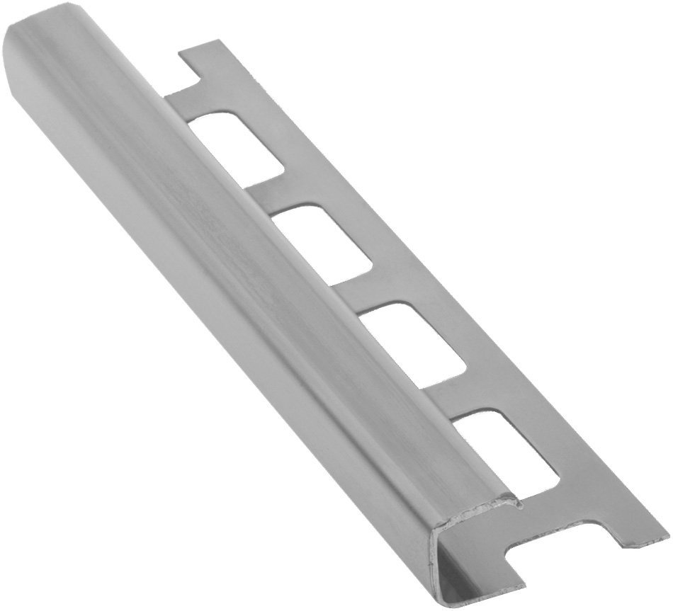 Lišta k obkladom H, nerez pololesk, L250cm, 8mm