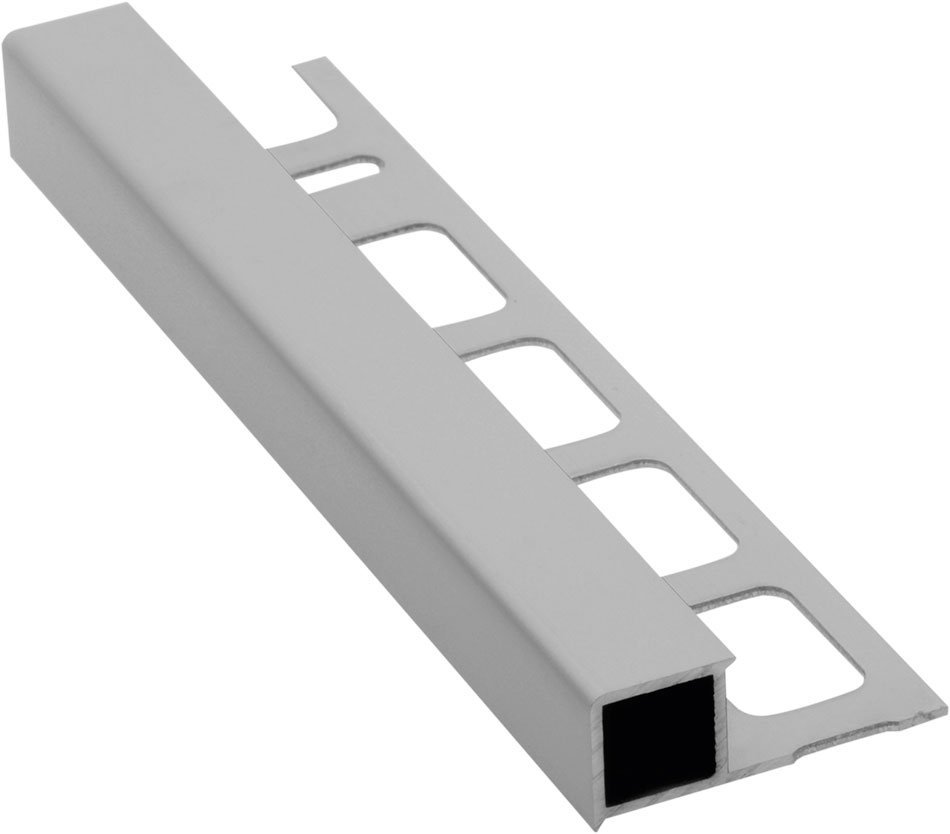 Lišta k obkladom H, matný eloxovaný hliník, L250cm, 8mm