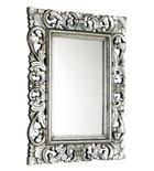 Photo: SAMBLUNG zrcadlo ve vyřezávaném rámu 60x80cm, stříbrná