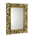 Photo: SCULE zrcadlo ve vyřezávaném rámu, 70x100cm, zlatá