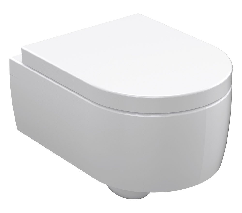 FLO závěsná WC mísa, 36x50cm, bílá 311501